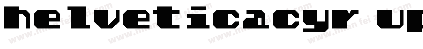 helveticacyr upright 粗体(TrueType) (字体转换